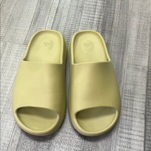 Men's Yellow Slide Sandals